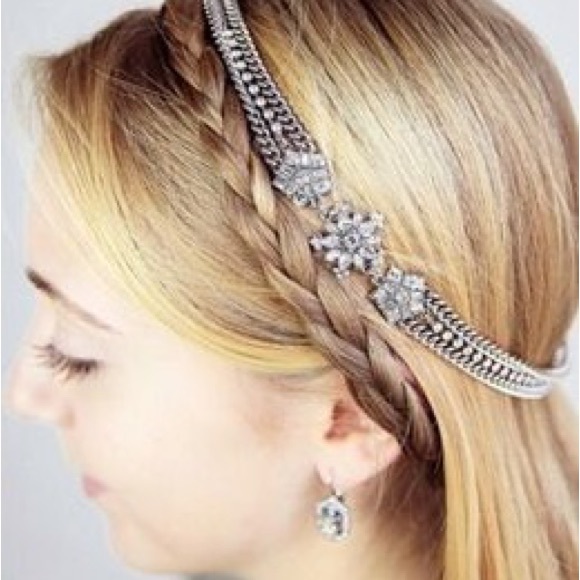 Chloe + Isabel Snowflake + Crystal Stretch Headband - Picture 3 of 3
